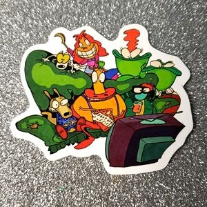 10/$10 ROCKO'S MODERN LIFE sticker Nickelodeon